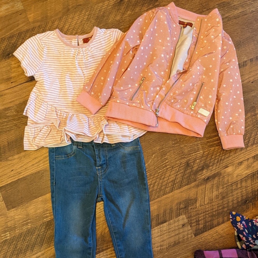 7 for all man kind toddler outfit NWT